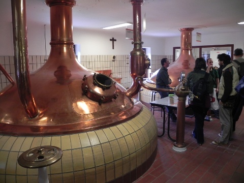 The old copper vats