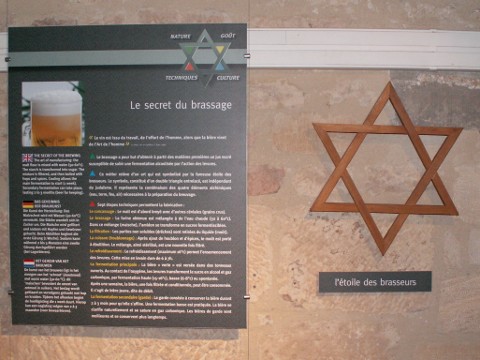 There are explanatory panels along the way Explanatory panel