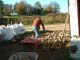 Filling the hole with debris