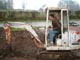 JJ digging out the final trench