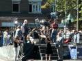 The media waiting on the funeral cortege