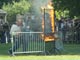 Even flames wont stop an arrest
