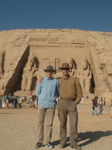 JJ and I at Abu Simbel