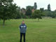 On the lawn at Chartwell