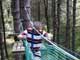 Walking across a net is not easy