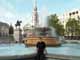 Trafalgar Square in the sunshine