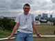 Looking out towards Canary Warf
