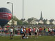 The queue for the Blue start line
