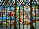 The old windows now in the Joan of Arc Church