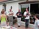 Guard of honour for the cake