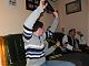 Once Hermaline had retired the men plucked up the courage to sing-a-long