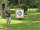 The objective is to hit the target - not the garden