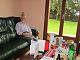 Havging a quiet sit after the washing up