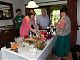 The food overflowed into the dining room