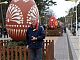 Sadly these giant Easter eggs are not made of chocolate