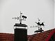 You see some very fancy weather vanes in Lithuania