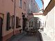 This is Antokolskio gatvė which was part of the Jewish quarter