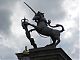 The unicorn over Hampton Court's main gate