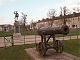 The Russian canon from the Crimea and the South African War Memorial