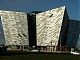 The Titanic Belfast centre in the former H&W dock yards - steel surrounding crystal